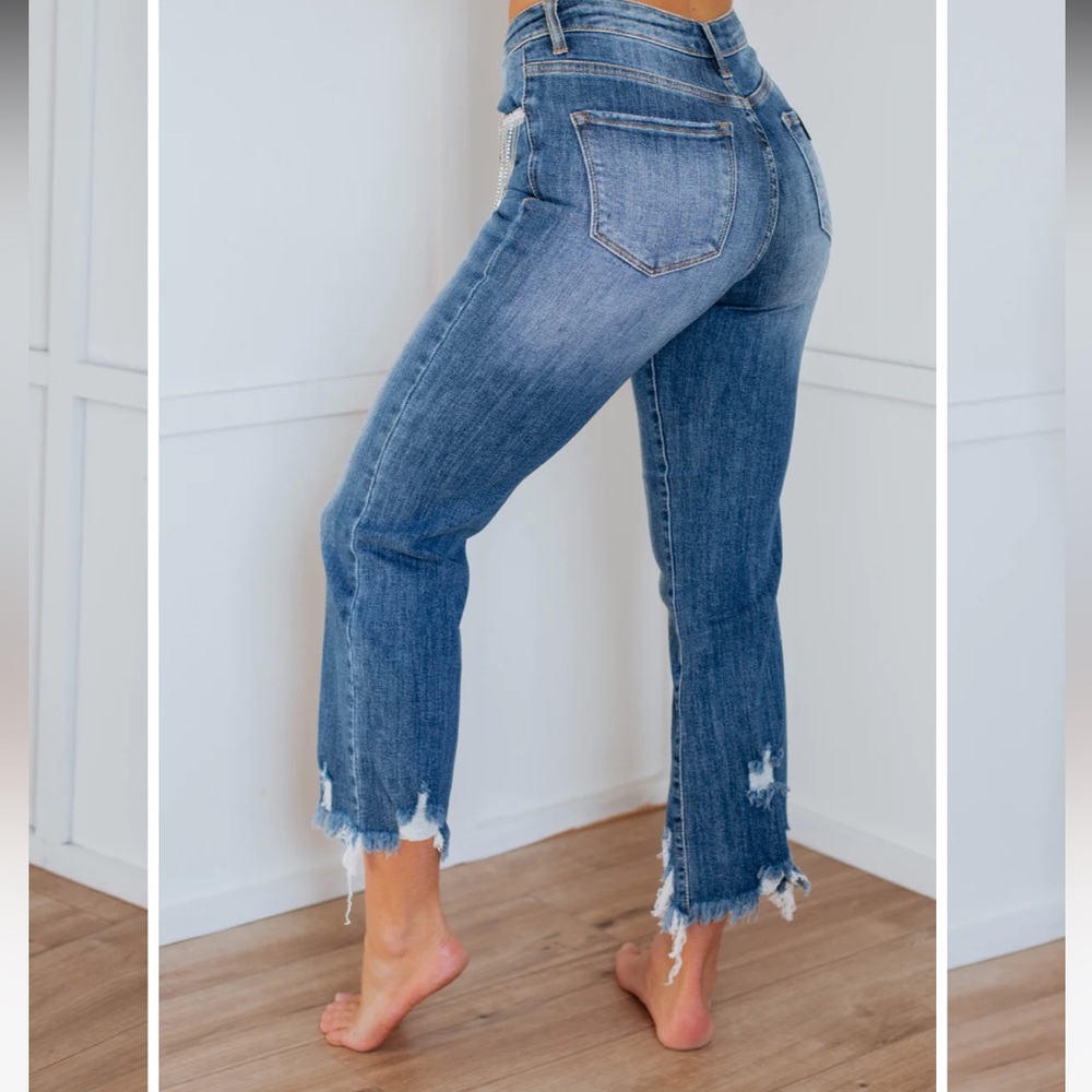 Risen 1X destroyed jeans
